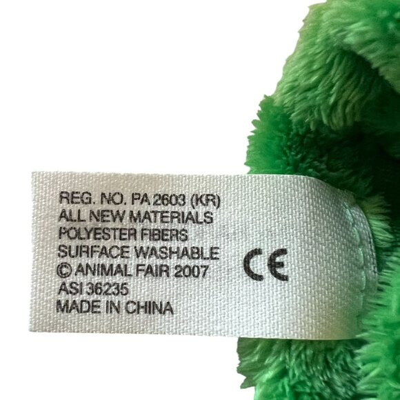 Hand Puppets Animal Fair Set of Frog & Bunny Sweaters 10" Harcourt INC Vtg - Picture 8 of 16